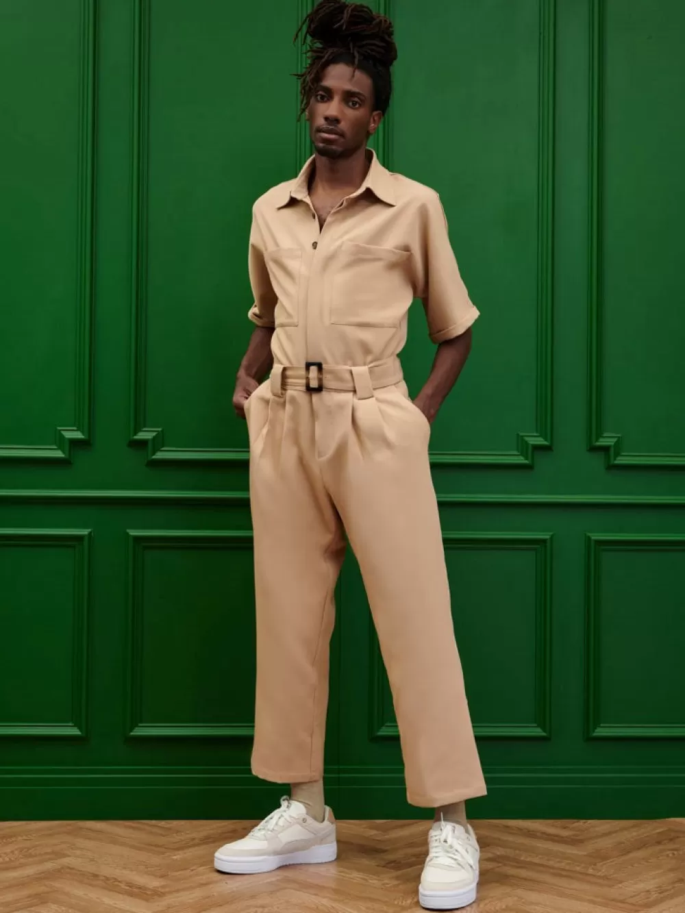 Online Bertie Crepe Boiler Suit Trousers