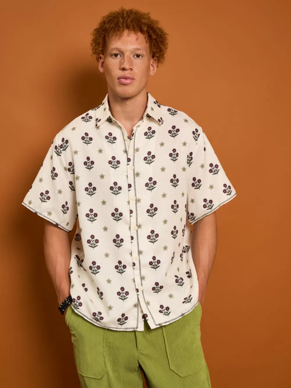 Hot Cameron Flower Print Shirt Shirts