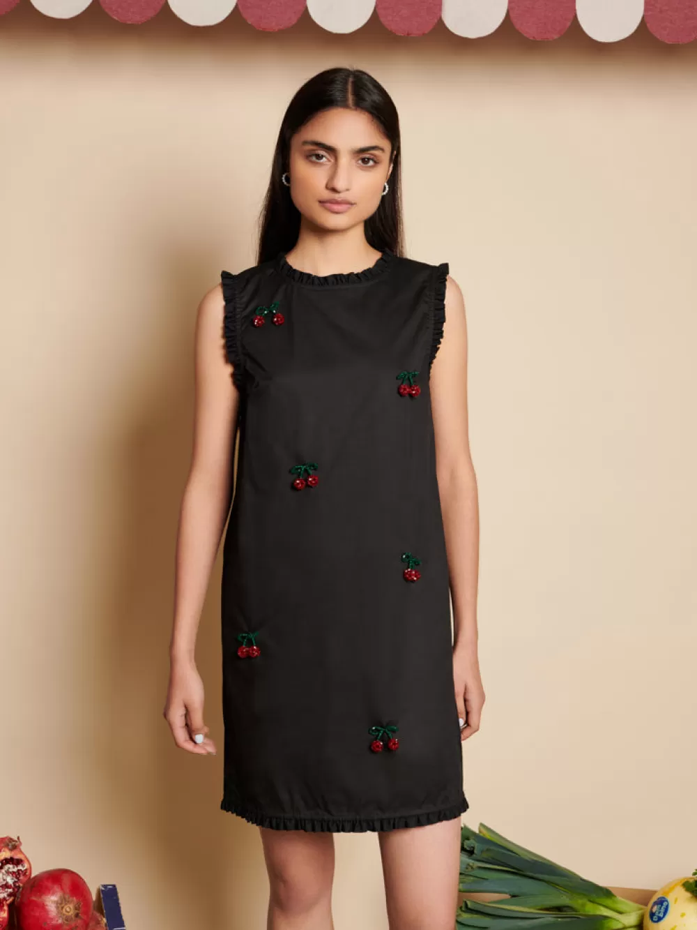 New Cherry Chime Mini Dress Women Dresses