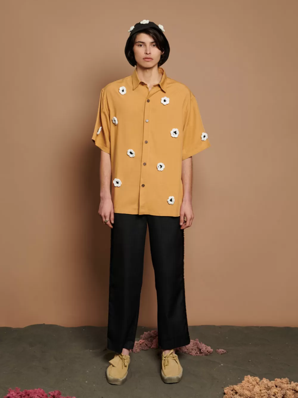 Store Coast Crochet Boxy Shirt Shirts