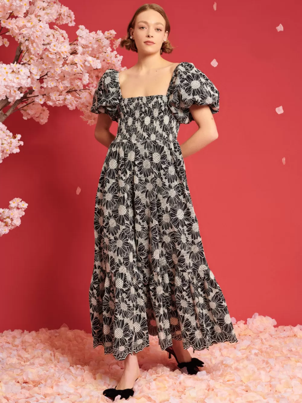 Best DREAM Flower Haze Midi Dress Women Dresses | Dream