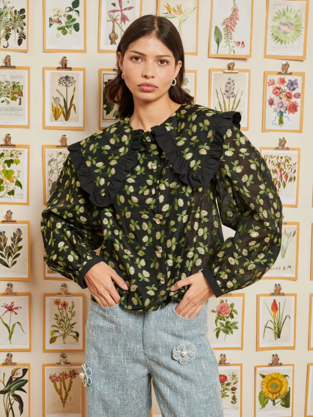 Flash Sale DREAM Nostalgic Florals Blouse Women Tops | Dream