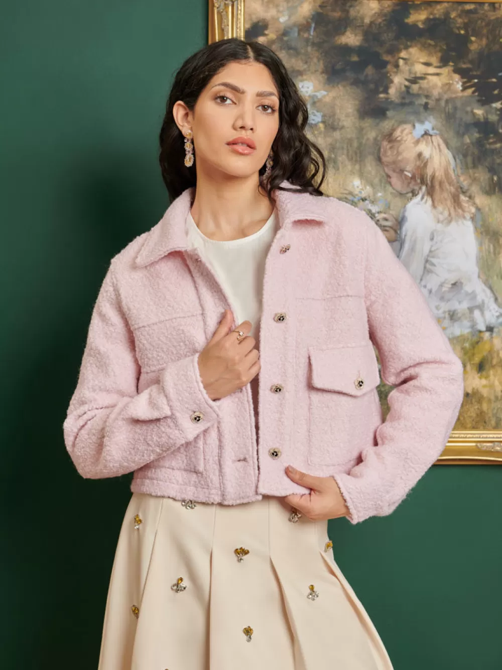 Best Sale DREAM Pastel Cropped Jacket Women Jackets | Dream