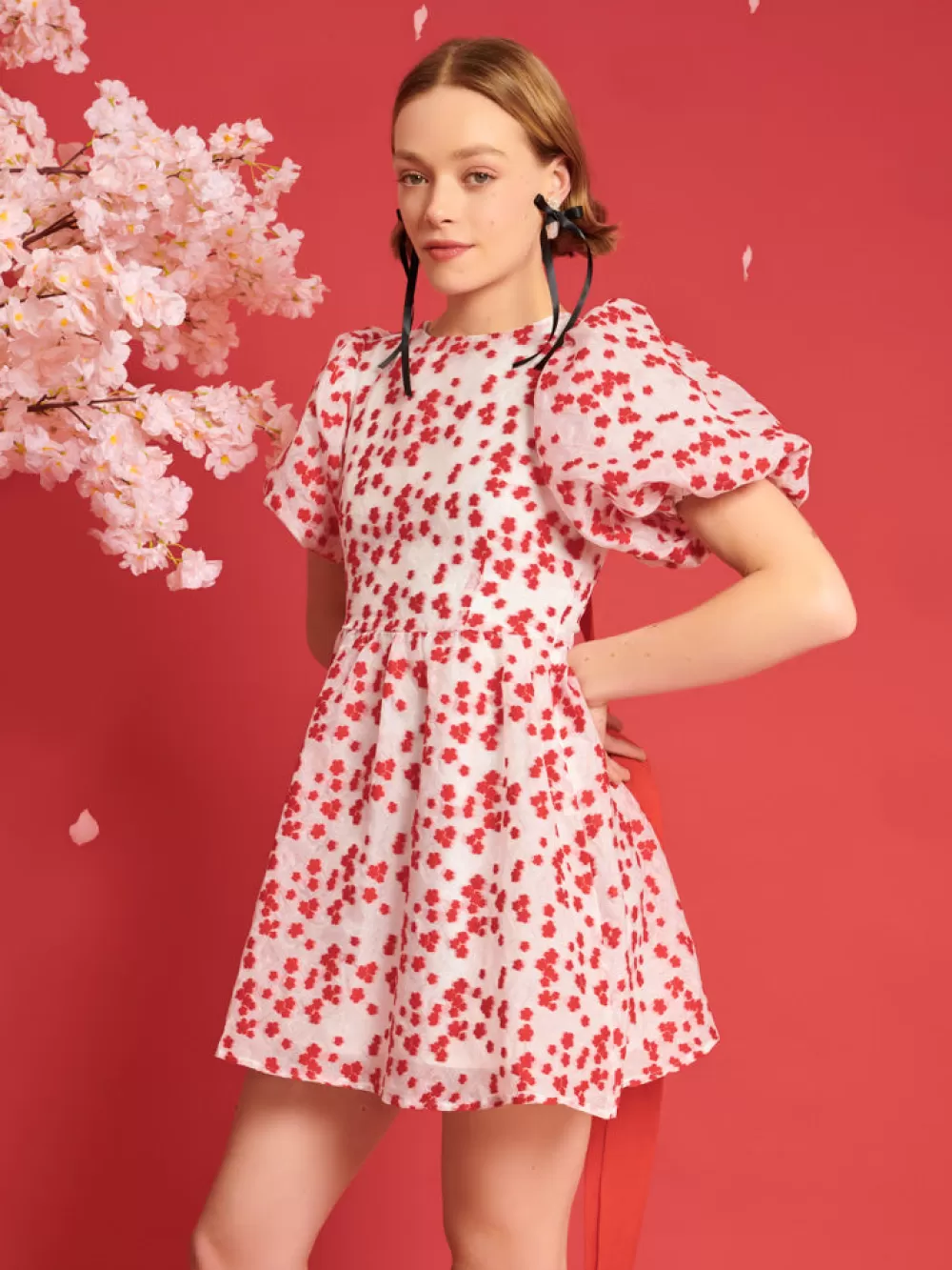 Clearance DREAM Sakura Jacquard Mini Dress Women Dresses | Dream