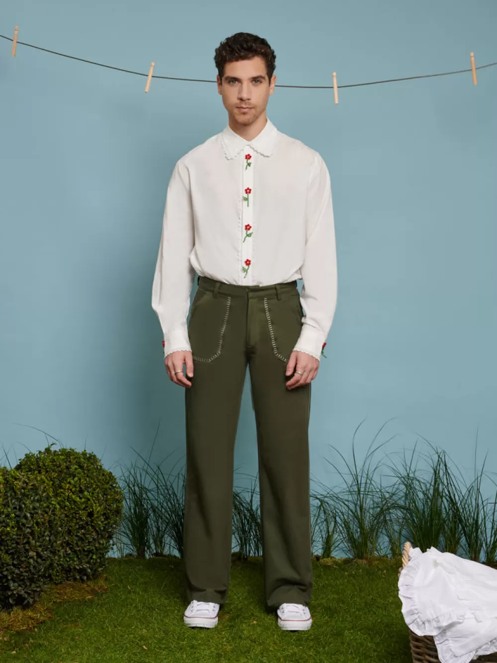 Online Gordon Embroidered Trousers Trousers