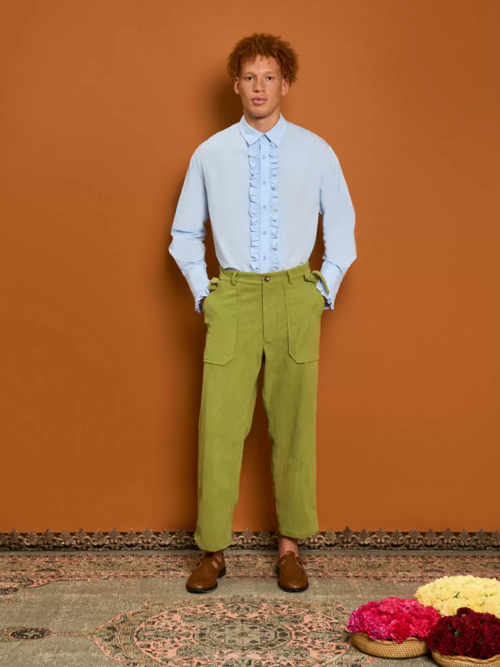 Store Honeycomb Cord Trousers Trousers