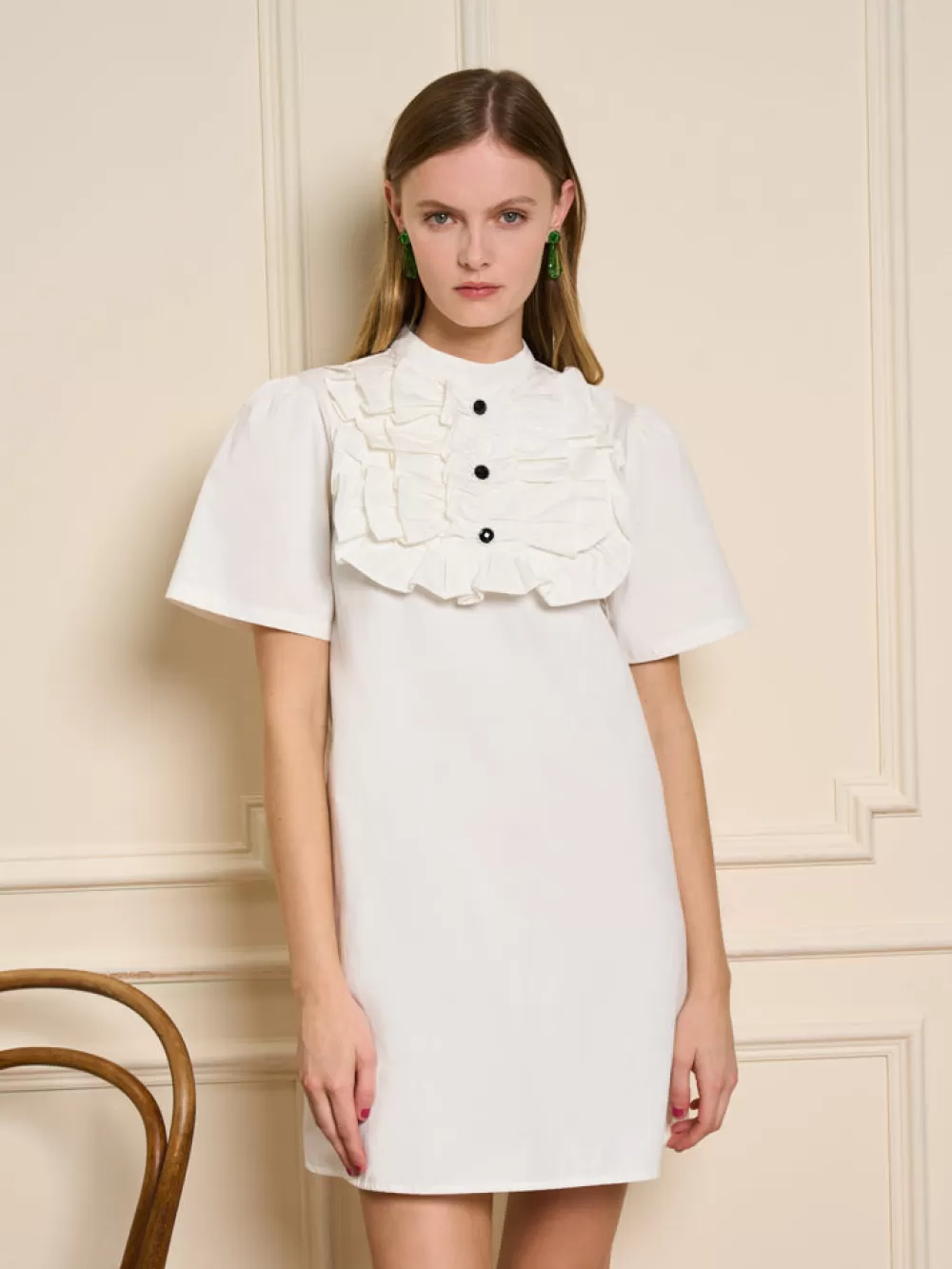 Online Meringue Ruffle Mini Dress Women Dresses