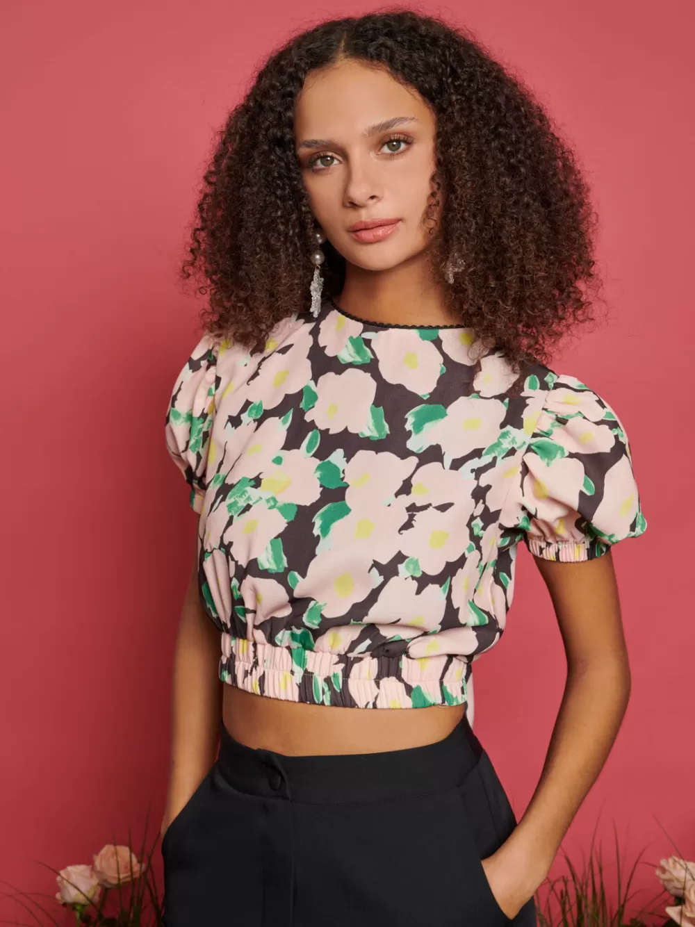 Sale Palomino Floral Top Women Tops