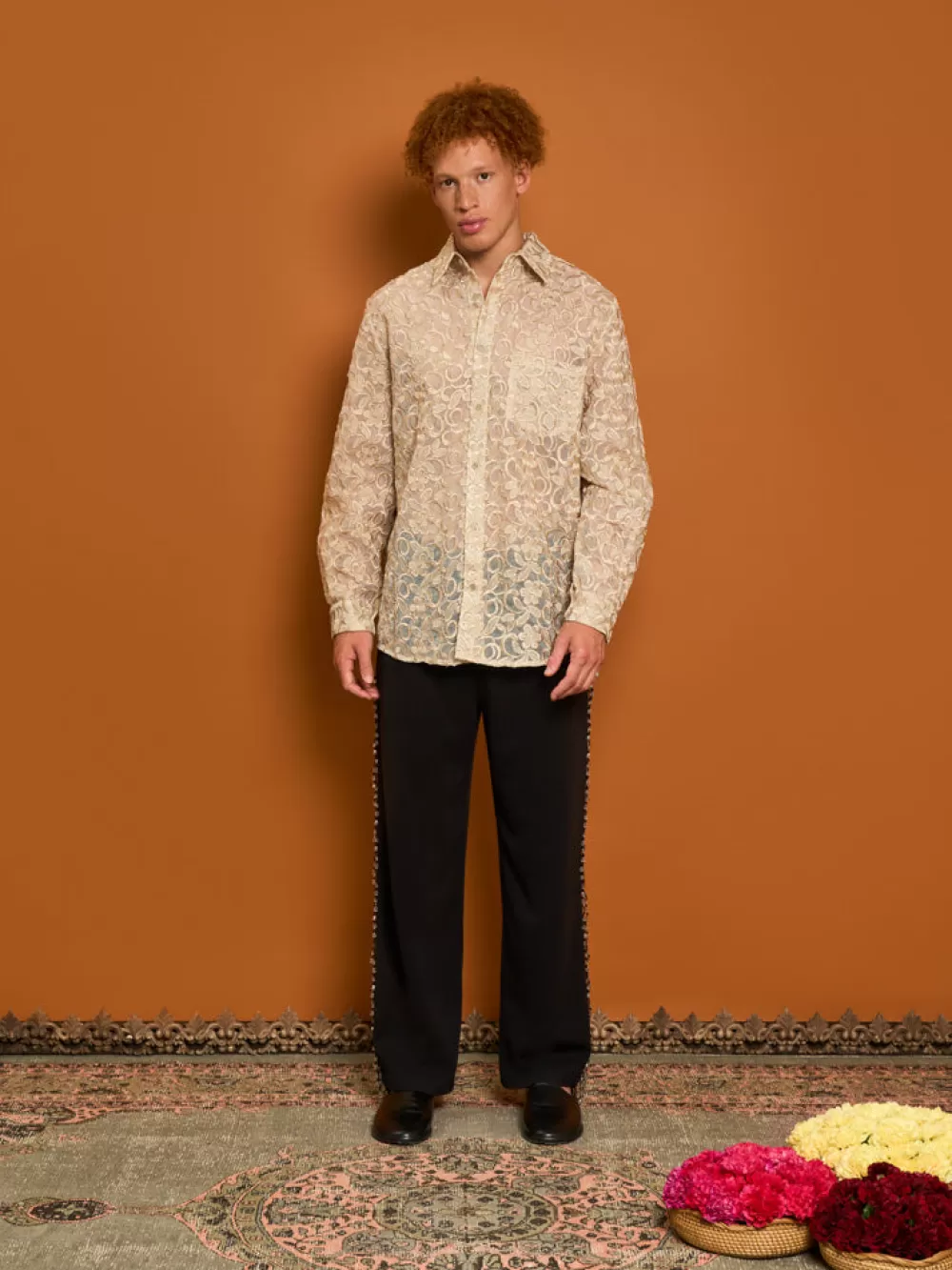 Sale Penny Lace Embroidery Shirt Shirts